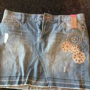 Denim skirt